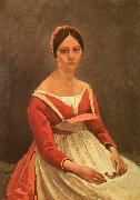 Portrait of Mme Legois Jean Baptiste Camille  Corot